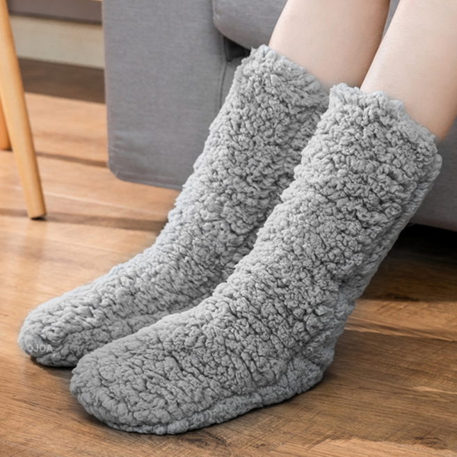 노꽁꽁 도톰한 양털 후리스 수면양말