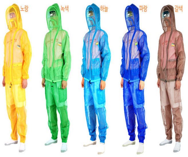 태영통상 방충복 모기옷 벌보호복(하의), 하늘, 1개