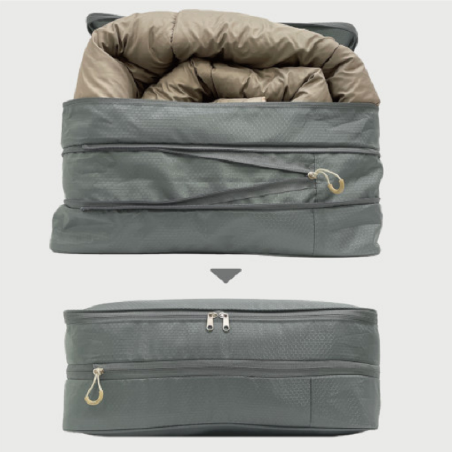 코지앤코 이불 압축 파우치 압축팩 2.0 차콜그레이, 1개, XXL_차콜그레이, 1개입