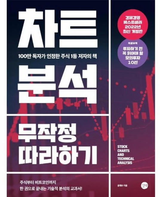 차트분석 무작정 따라하기 - 100만 독자가 인정한 주식 1등 저자의 책 (2022년 개정판), 상품명, 상세설명 참조, 상품명