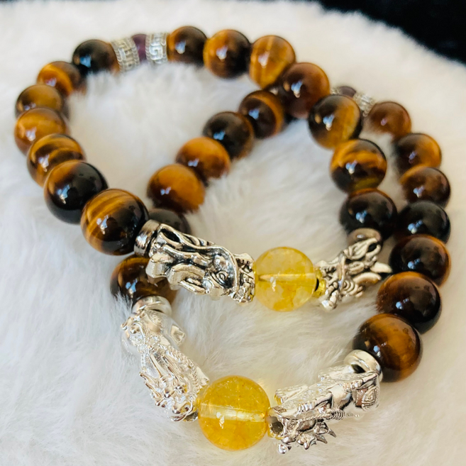 ChaE차에 호안석 순은 비휴팔찌 황수정 행운 재물운상승 액막이 사업번창 선물