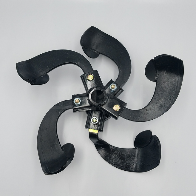 아세아 관리기 부품 스푼날 구굴기 5발 좌우세트 고랑30cm, 1세트