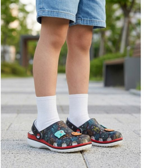 CROCS KIDS 아동 어린이 초등 스니커즈 일상화 운동화 크록스 포켓몬 프린트 클래식 클로그 샌들 183