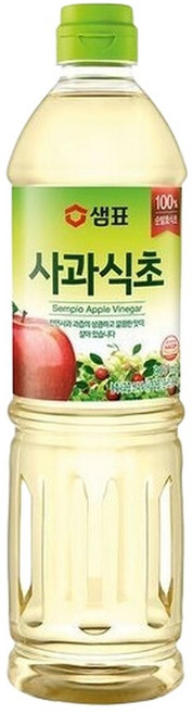 샘표 합성향없는 발효 사과식초 900ml, 1개