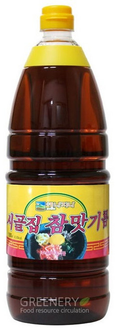해내음 시골집 참맛기름 1.8L 겉절이 북어채무침 식당용참기름 전주비빔밥, 1개