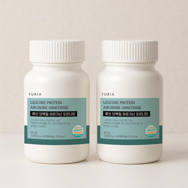 류신 단백질 아르기닌 오르니틴 1000mg x 60정, 2개