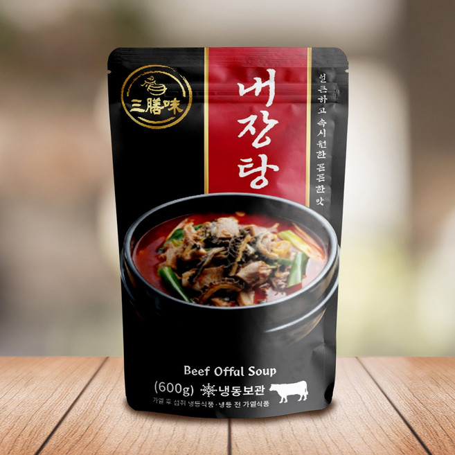 [삼선미] 내장탕 600g 한우소머리국밥 설렁탕 나주곰탕 육개장 뚝배기불고기, 1개