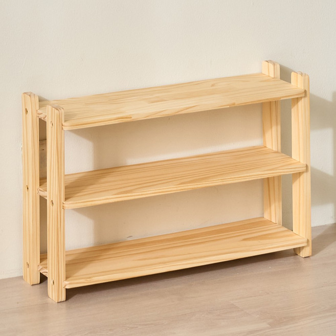 예다움 아기 신발정리대 어린이 키즈 신발장 4단 400, 4.아기 신발장_3단 600_A8574, 내추럴, 3단