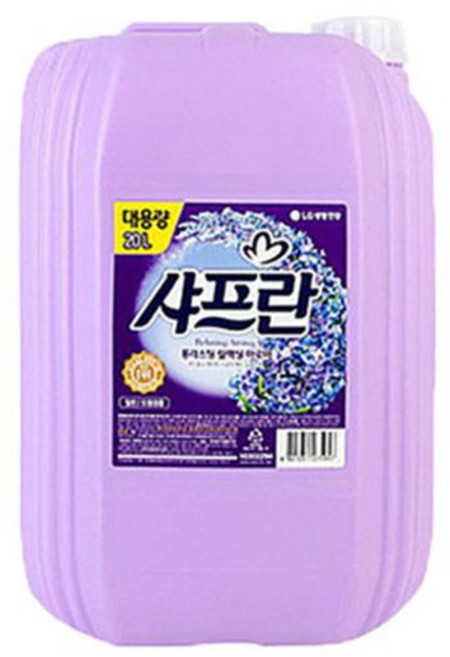 샤프란 섬유유연제 퍼플 대용량 20L 말통 업소용, 1개