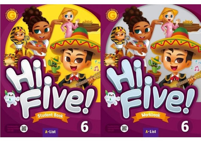Hi Five 6 Student Book+Workbook 세트, A*LIST, 레벨 1