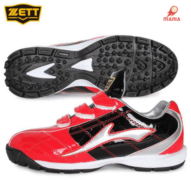 제트 인조잔디화 / BSR-8815G (1964) 검+적 / 야구화