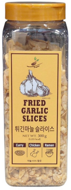 토호식품 튀긴마늘 슬라이스, 300g, 1개