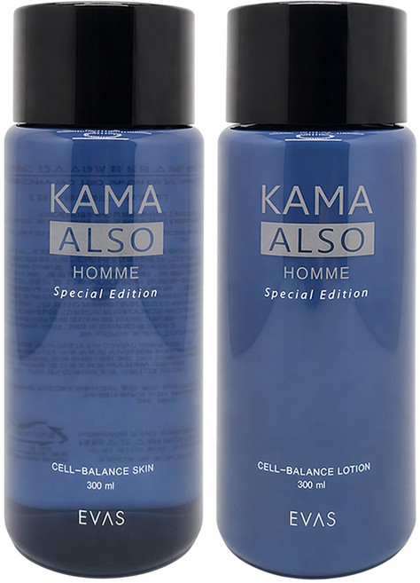 까마올소 중년 기초 남성화장품세트 스킨1개+로션1개 300ml 대용량, 1세트