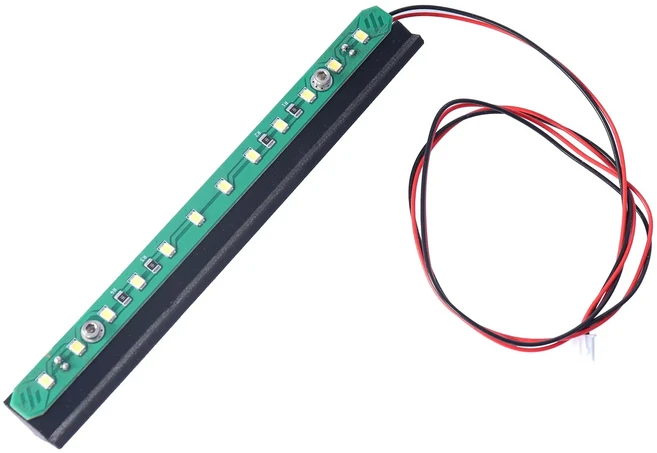 Blurolls Flashforge Adventure 용 라이트 LED 스트립 삼색 클립 바 AD5M Pro 3d 프린터 24V 자기 휴대용, 02 with printed parts
