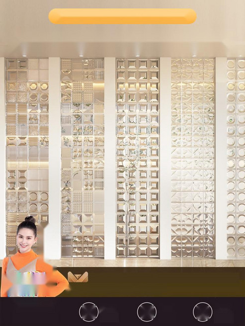 [빛 투과] 가벽 파티션 공간분리 인테리어 유리 파티션, 19. 태양 무늬 19019080