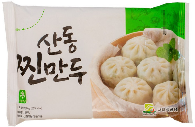 나래식품 산동 찐만두, 180g, 20개