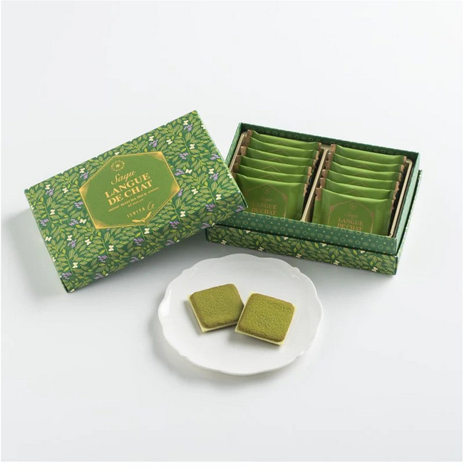 이시야제과 사쿠 랑그드샤 말차밀크 12장입, 1세트, 231g