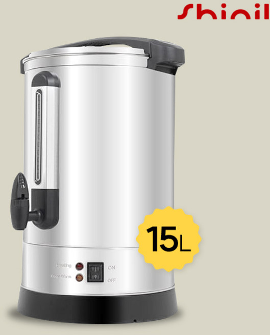 신일 자동 전기 스텐 대용량 전기포트 업소용 온수통, 15L