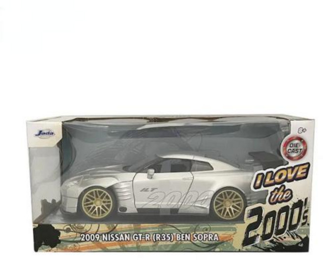 자동차다이캐스트 자동차모형 모든 Jada 124 빠르고 격렬한 닛산 스카이 라인 GTR R34 금속 합금 모델 장난감 선물 컬렉션, 21) 2009 Nissan With Box, 1개