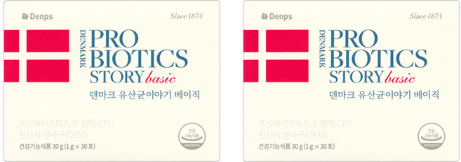 덴프스 덴마크유산균이야기 베이직, 2개, 30회분