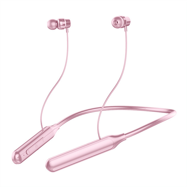 골전도 무선 헤드셋 넥밴드블루투스이어폰 러닝이어폰, 분홍색, 280mAh