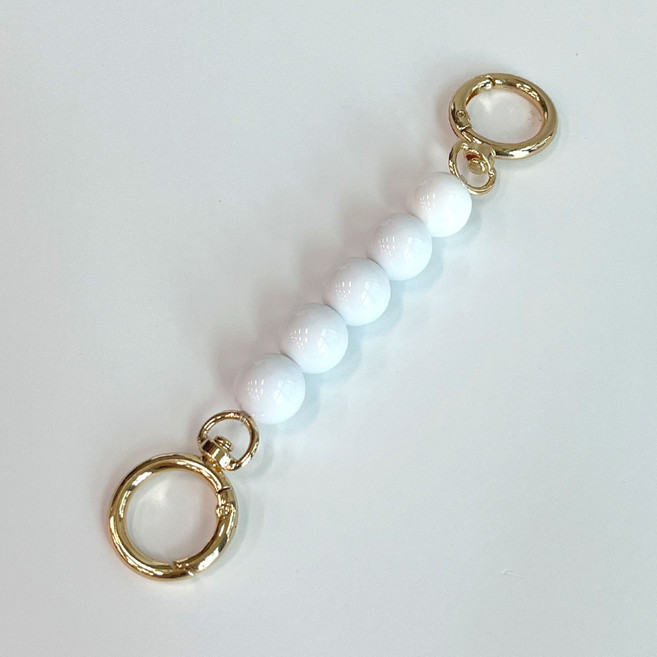 네츄럴파크 골드 스프링 진주 연장 스트랩 가방 길이조절 스마트폰 고리 줄