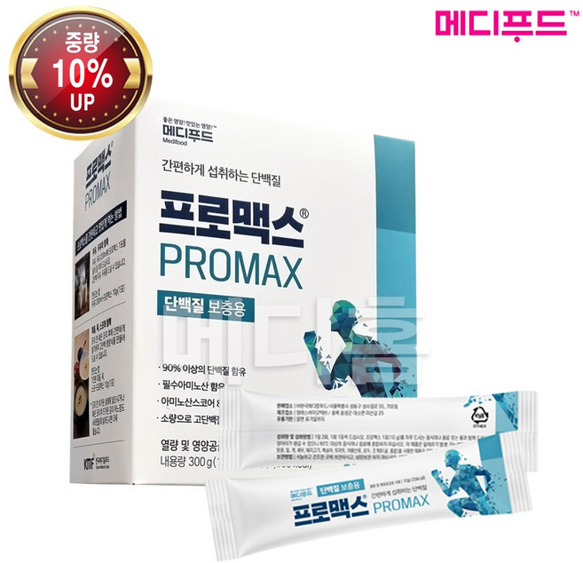 메디푸드 프로맥스 포(11g) x 30개입 1박스 / 단백질보충제 프로틴 분말, 11g, 30세트