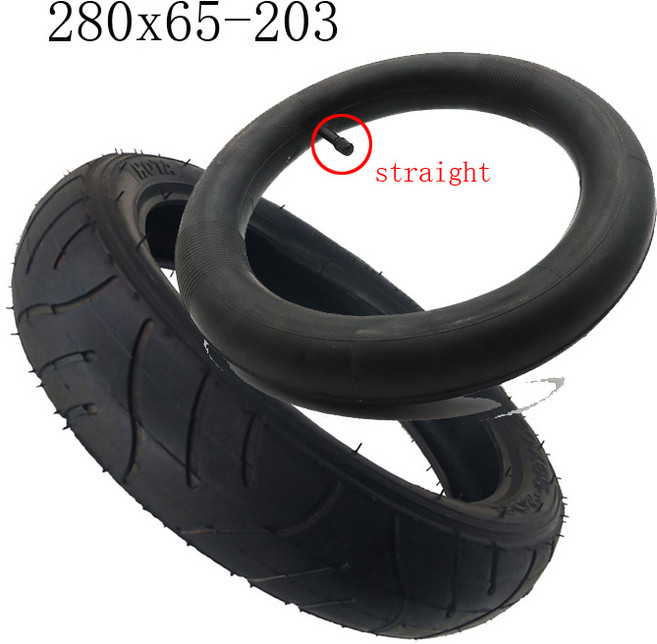 용 자전거 타이어 두꺼운 핸드카트 유모차 액세서리 280x65-203 12 인치, 1개