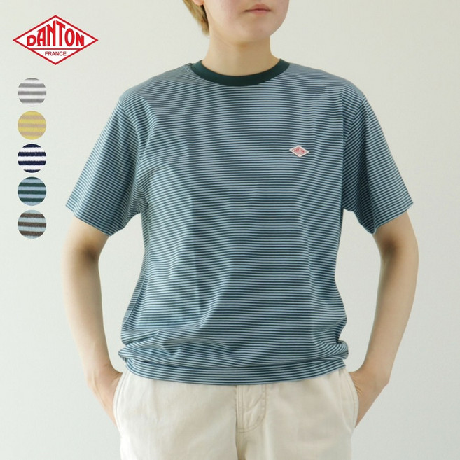 26SS 단톤 여성 반팔 티셔츠 면 폴리에스터 크루넥