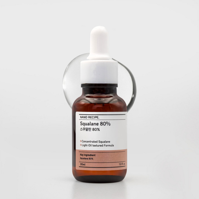 나노레시피 스쿠알란 원액 앰플, 1개, 30ml