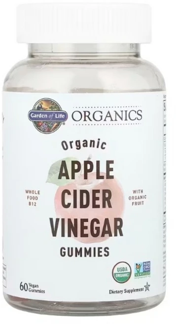 가든오브라이프 애플 사이다 비니거 사과 식초 씹어먹는 구미젤리 60개 애사비 비네거, 1개, 60정 - 쿠팡