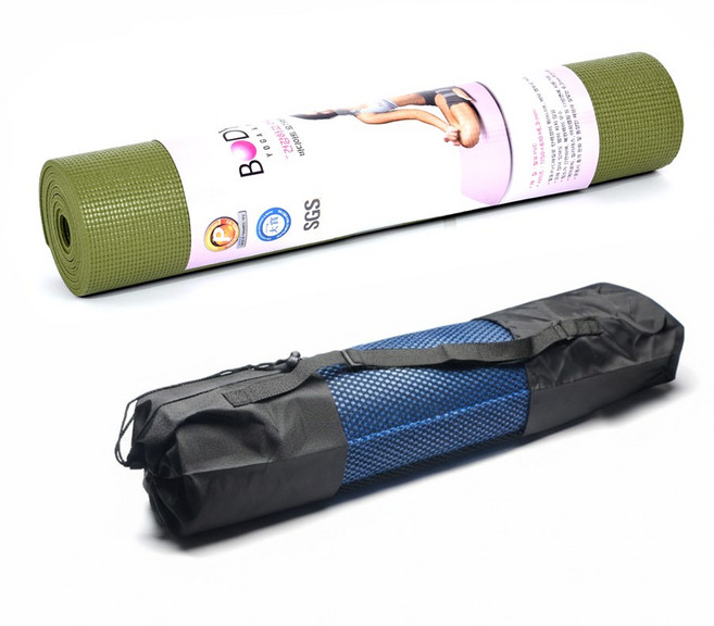 바디아트 요가매트 PVC 6.3mm KY-1 (4색상), 올리브