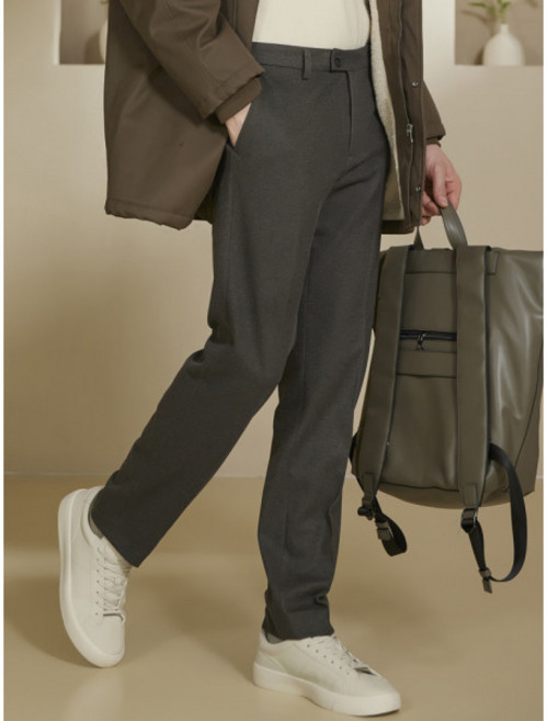 [워모(LUOMO)] 23FW 남성 웜 소프트 스트레치 팬츠_3 Colors