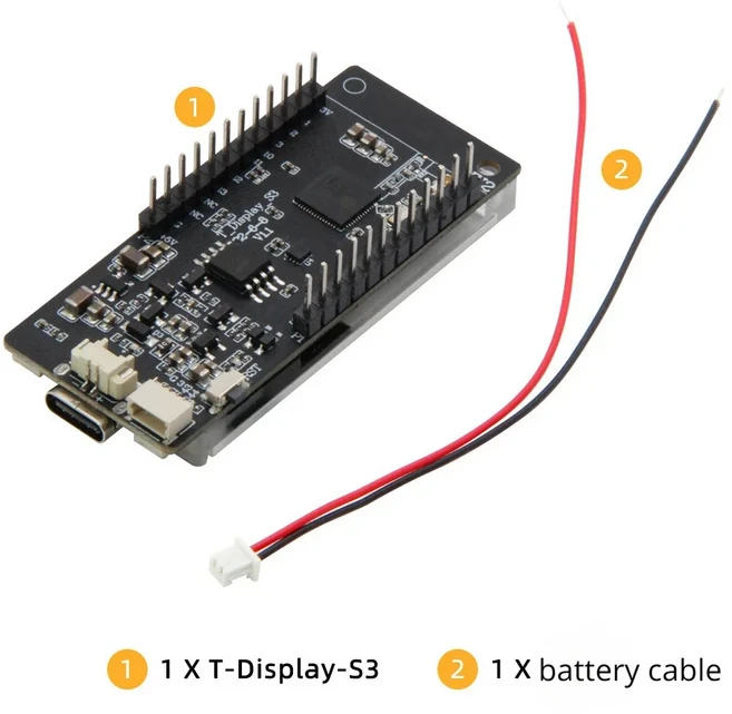 릴리고 ® T-Display-S3 32-S3 1.9 인치 ST7789 LCD 디스플레이 개발 보드 WIFI Bluetooth5.0 무선 모듈 17