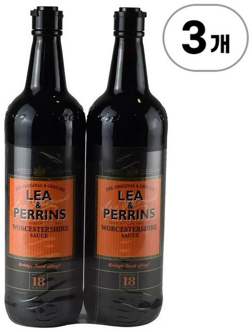 리앤페린 우스터 소스 Lea & Perrins Worcestershire Sauce 568ml 2개, 6개