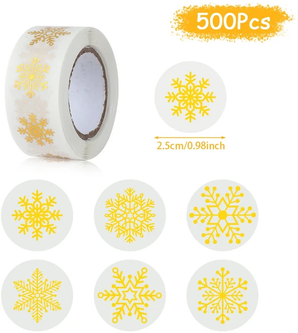 크리스마스 선물 스티커 해피 2026 씰링 자기 접착 DIY 베이킹 패키지 봉투 편지지 장식, 04 1