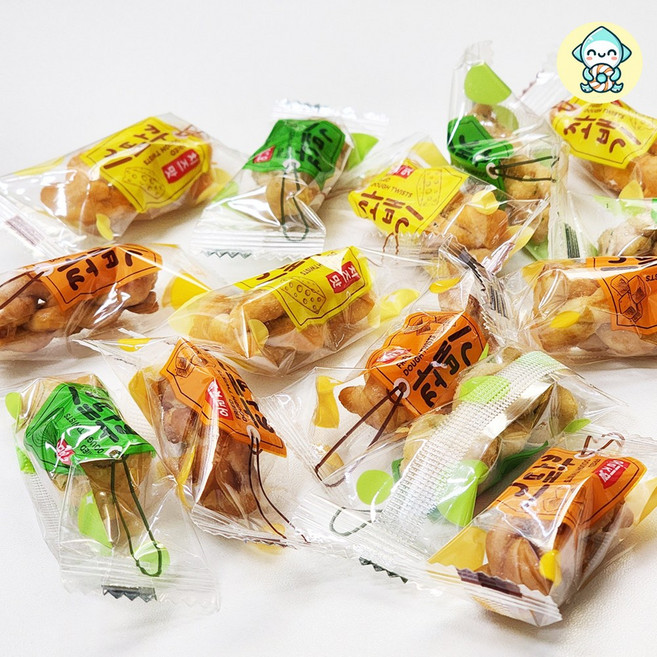 한입쏙 미니 꽈배기 어니언맛1kg 150개이상 개별포장 간편간식 달콤 바삭 쫀득, 152개, 6.6g