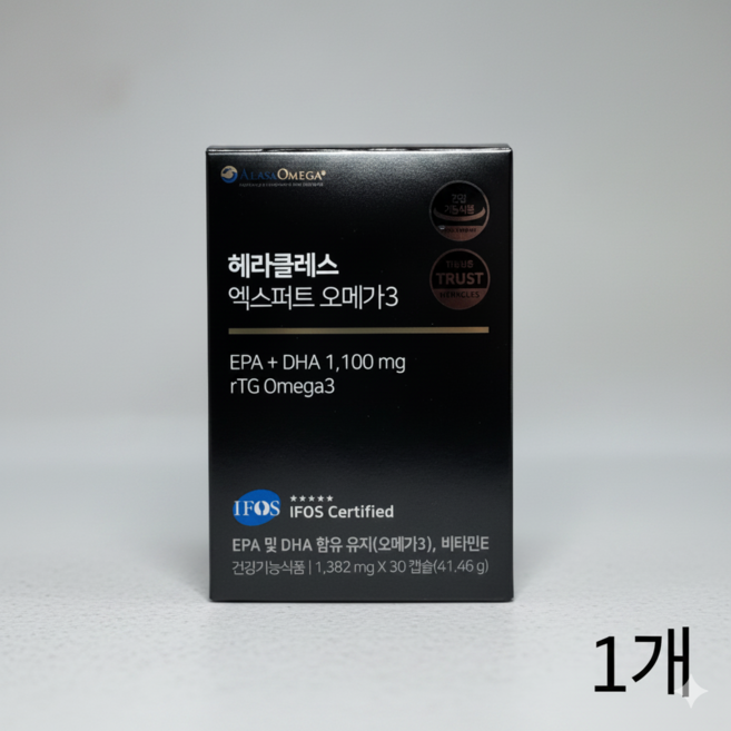 헤라클레스 엑스퍼트 오메가3 1382mg x 30캡슐, 1개, 30정