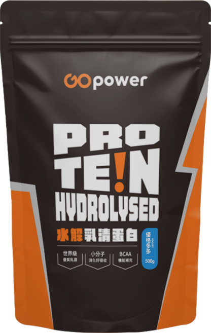 GOpower 果果能量 水解乳清蛋白 優格多多 高蛋白健身運動補給, 500g, 1個
