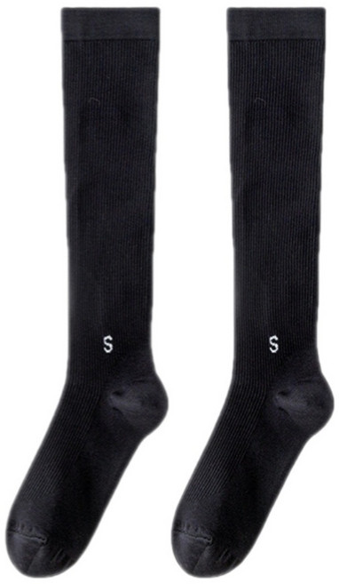 미니멀모다 여성 종아리 압박 니삭스 운동 골프 요가 양말