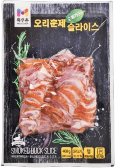 케이푸드_목우촌 오리훈제 슬라이스, 24개, 400g