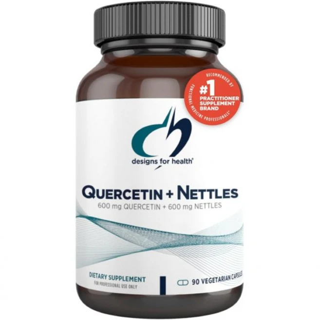 Designs for Health Quercetin + Nettle Supplement - Leaf Supplements with Flavonoids Powerful Antio, Standard Packaging - 쿠팡