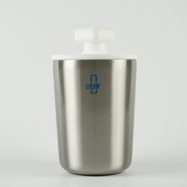 아블러(아이스메이커+얼음컵+텀블러) 캠핑 피크닉 투명 얼음컵, 큐브, 실버, 1개