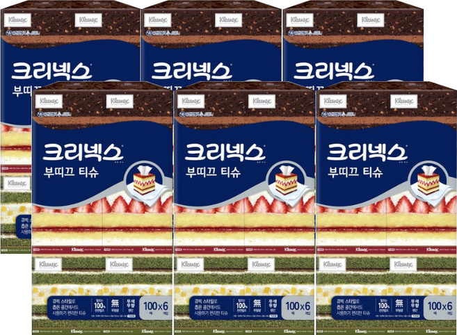 크리넥스 각티슈 부띠끄 100매, 36개, 100매입