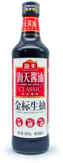 [수연중국식품] 중국간장 해천간장 금표 생추간장, 500ml, 1개