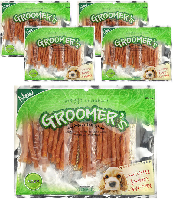 그루머스 사사미, 치즈범벅, 5개, 400g