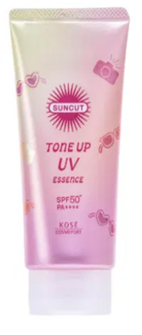 일본 코세 선컷 톤업 UV 에센스 로즈핑크 선크림, 1개, 80g