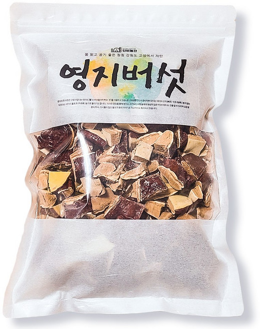 단비농산 국산 영지버섯 절편 (강원도 고성 국산100%) 지퍼백포장, 1개, 400g
