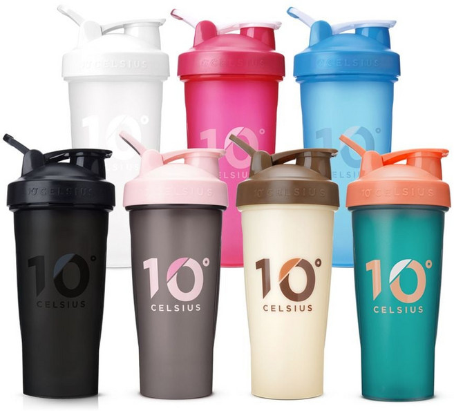 10도씨 블렌딩 쉐이커 보틀 600ml 7종 블랜더 스텐볼 물통 블랙 헬스장쉐이커 텀블러, 틸 그린