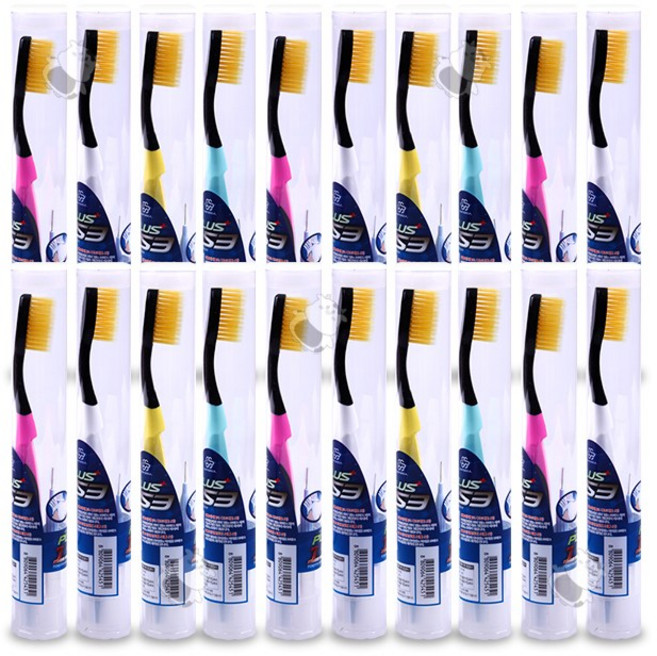 플러스 153 흑칫솔 20개, 1SET+마술패치1매